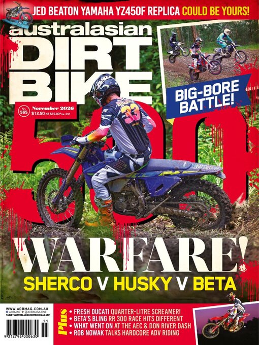 Cover image for Australasian Dirt Bike Magazine